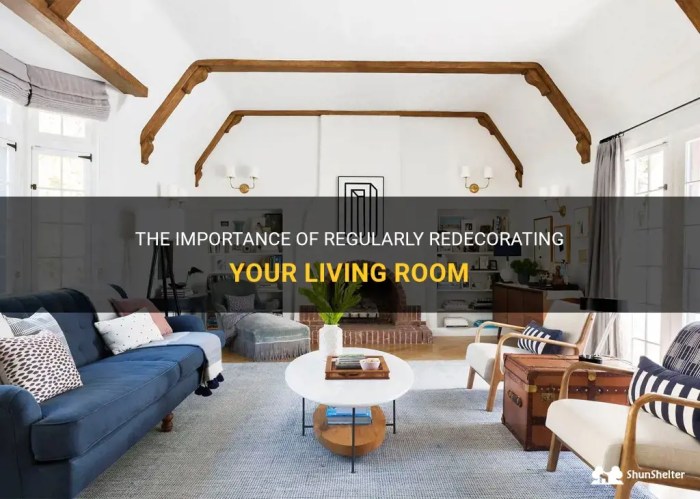 How often should you decorate your living room