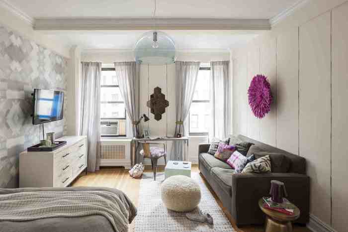 How to decorate a studio apartment in nyc