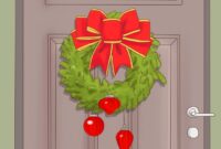 How to decorate a bedroom door for christmas