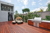 How to decorate concrete open terrace apartments