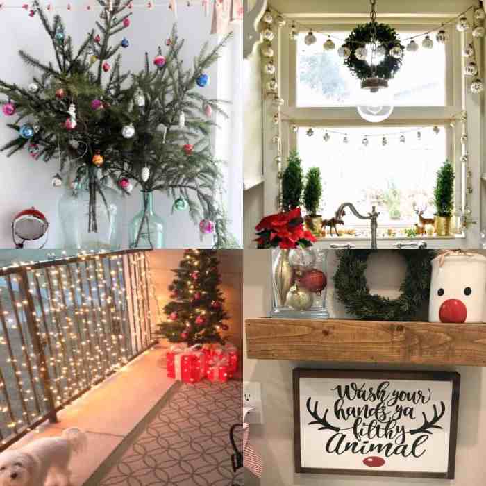 How to decorate a small apartment for chrismas