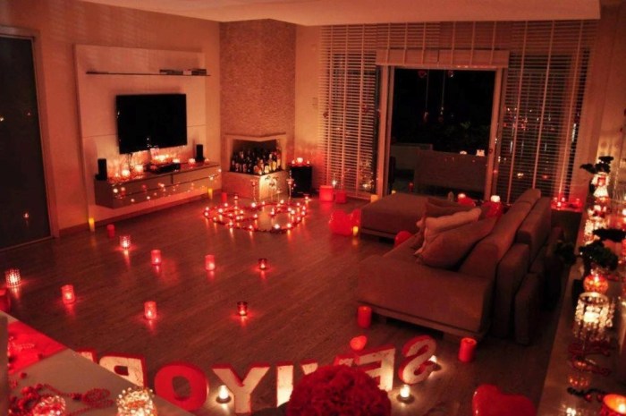 How to decorate a bedroom for valentines day